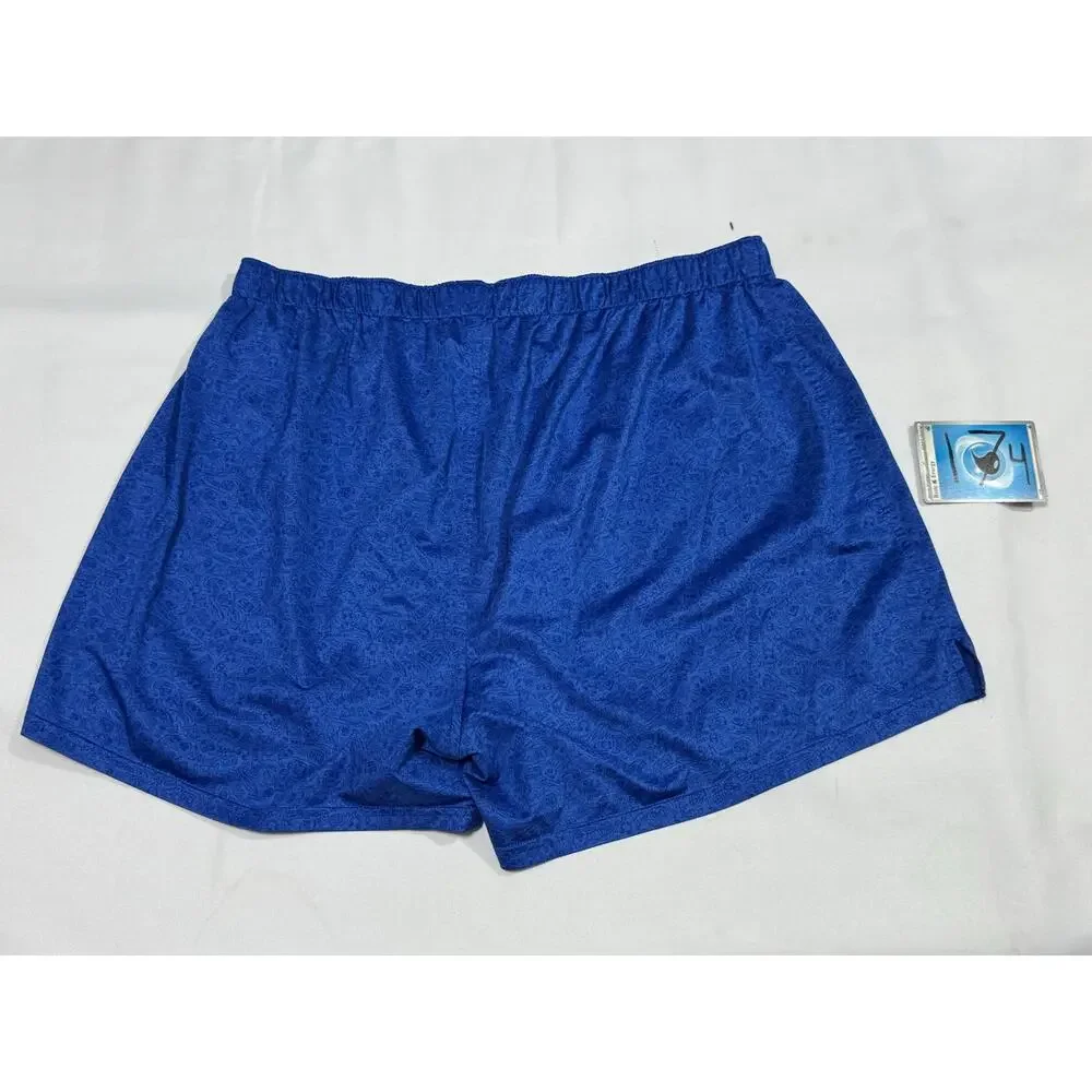 Peter Millar Men's Large Blue Print Performance Boxer Shorts NWOT